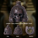 Aztec Death Whistle – Realistic Screaming Skull Sound Effect, Spooky Resin Prop for Halloween Pranks & Party Favors - Image 2