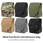 Tactical Laser Cut MOLLE Admin Pouch, Multi-Use Utility Bag for 5.56 & 9mm Mag Storage, First Aid & EDC Organizer - Image 12