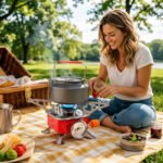 Ultra-Light Foldable Outdoor Gas Stove, Compact Backpacking Burner for Camping, Hiking, Fishing, Trekking & Picnic - Image 4