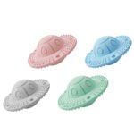 Baby Gloves Teething Rubber Silicone Baby Anti-Eating Hands Soothing Rattles Hand Ring Teething Stick Bite Toy - Image 4