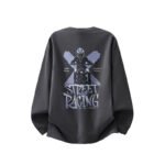 Men's Vintage Heavyweight Cotton Long Sleeve Crew Neck T-Shirt - Image 5