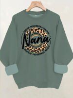 Leopard print fleece hoodie - Image 8