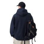 Men's Heavyweight Hooded Sweatshirt Loose Long Sleeve Graphic Print Top - Image 5