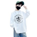 Casual Long Sleeve Crew Neck Boys Top - Image 5