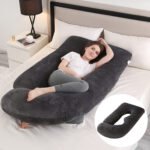 Pregnant women's pillow waist protection side sleeping slope pillow J-shaped pregnancy sleeping pillow - Image 6