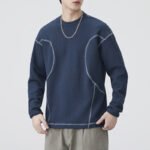 Street Casual Long Sleeve Crew Neck Pullover Sweatshirt - Image 4