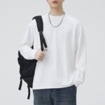 Men's Heavyweight Long Sleeve Crew Neck T-Shirt