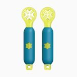 Rice paste complementary food spoon hole shaped children's tableware wholesale mother and baby products silicone grinding gum - Image 2