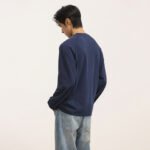 Men's Old Money Style Long Sleeve Henley Neck T-Shirt Relaxed Fit Casual - Image 4
