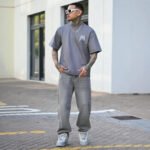 Casual Comfortable Men's Summer Jeans, Fashion Vintage Washed Grey Denim Pants - Image 4