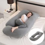 Pregnant women's pillow waist protection side sleeping slope pillow J-shaped pregnancy sleeping pillow - Image 62