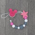 Silicone Round Beads and Star Beads Pacifier Clip Chain Strap Cute Dummy Nipple Leash Strap for Infant Toddler Baby Feeding - Image 3