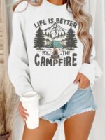Loose velvet sweatshirt - Image 6