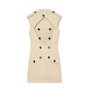 Split sleeveless dress