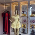 Sleeveless 3D Floral Tiered Pink Mini Dress - Image 4