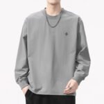 Men's Casual Outdoor Quick Dry Breathable Long Sleeve Tech Fabric T-Shirt