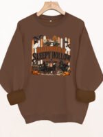 Loose velvet sweatshirt - Image 12