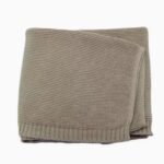 Cotton Knitted Baby Blanket with Embroidered Bear and Personalized Name, Soft Infant Car Seat Cover and Nap Blanket - Image 9