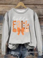 Round neck fleece hoodie - Image 10