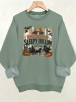 Loose velvet sweatshirt - Image 8