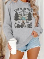 Loose velvet sweatshirt - Image 10