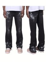 Men's Summer New Denim Straight Leg Pants, Cool Street Style Casual Trousers - Image 7