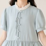 Girls' Simple Summer DressLace Collar, Versatile and Elegant Dress for Kids - Image 5