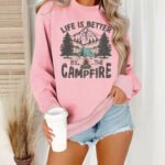 Loose velvet sweatshirt - Image 3