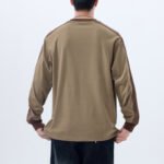 Retro Crew Neck Long Sleeve Men's T-Shirt - Image 3