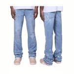 Men's Summer New Denim Straight Leg Pants, Cool Street Style Casual Trousers - Image 3