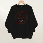 Letter slogan pattern printed round neck fleece hoodie - Image 5