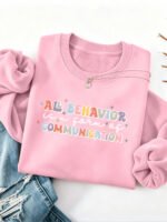 Loose velvet sweatshirt - Image 7
