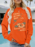 Alphabet animal plant hoodie - Image 9
