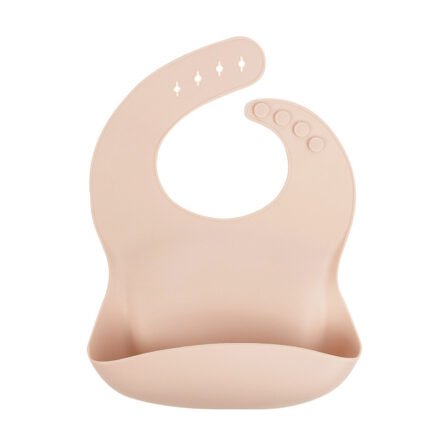 Baby silicone rice bag Baby rice bag bib Baby saliva towel waterproof mouth bag No wash and oil proof