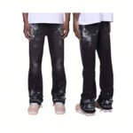 Men's Summer New Denim Straight Leg Pants, Cool Street Style Casual Trousers - Image 2