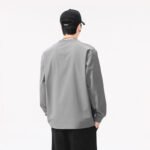 Men's Casual Outdoor Quick Dry Breathable Long Sleeve Tech Fabric T-Shirt - Image 4