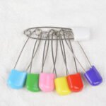 Baby Child Safety Pins Smiley Pins Plastic Safety Pins Medium Size About 40 Large Size About 55 mm - Image 2