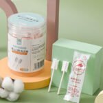 Baby Oral Cleaner Newborn Soft-Bristle Toothbrush Baby Tongue Cleaning Gauze Cotton Swab Child Cotton Stick