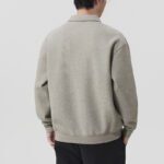 Men's Premium Solid Color Polo Collar Loose Casual Pullover - Image 4