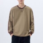 Retro Crew Neck Long Sleeve Men's T-Shirt - Image 5
