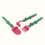 Dinneractive car bulldozer excavator fork shovel dining plate children's tableware three sets - Image 5