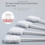 Baby Oral Cleaner Newborn Soft-Bristle Toothbrush Baby Tongue Cleaning Gauze Cotton Swab Child Cotton Stick - Image 2