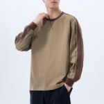 Retro Crew Neck Long Sleeve Men's T-Shirt - Image 2