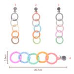 Baby Gloves Teething Rubber Silicone Baby Anti-Eating Hands Soothing Rattles Hand Ring Teething Stick Bite Toy - Image 8