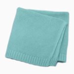 Cotton Knitted Baby Blanket with Embroidered Bear and Personalized Name, Soft Infant Car Seat Cover and Nap Blanket - Image 12