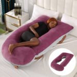 Pregnant women's pillow waist protection side sleeping slope pillow J-shaped pregnancy sleeping pillow - Image 40