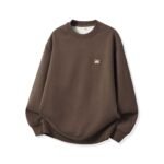 High Street Heavyweight Long Sleeve Men's Black Warm Thickened Sweatshirt Jacket - Image 5