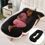 Pregnant women's pillow waist protection side sleeping slope pillow J-shaped pregnancy sleeping pillow - Image 37