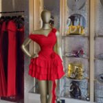 Sleeveless 3D Floral Tiered Pink Mini Dress - Image 3