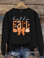 Round neck fleece hoodie - Image 9